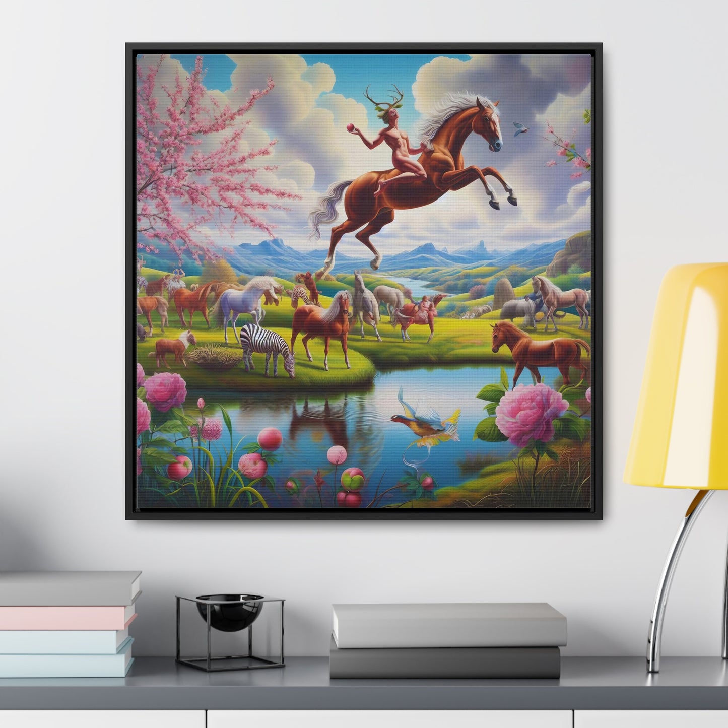 Framed Gallery Canvas Wrap - Spring 118