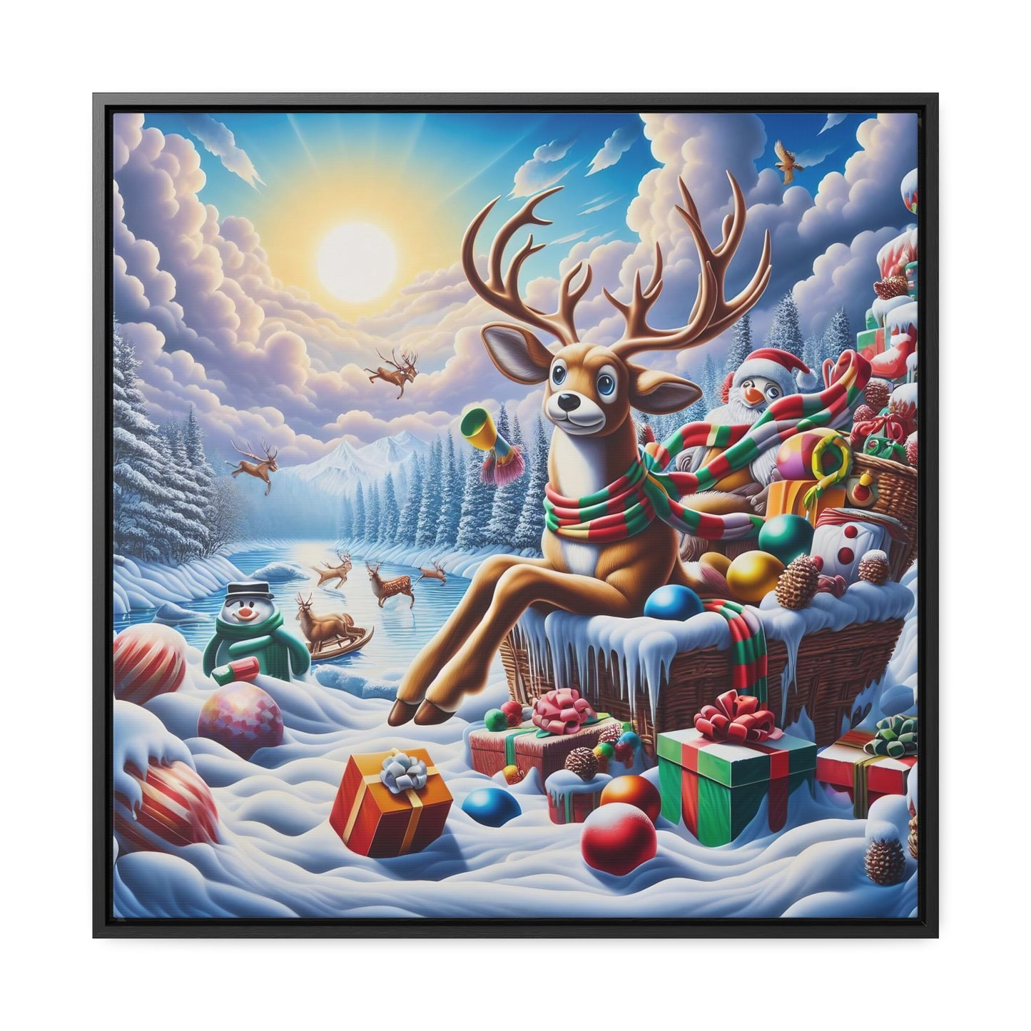 Framed Gallery Canvas Wrap - Winter 117