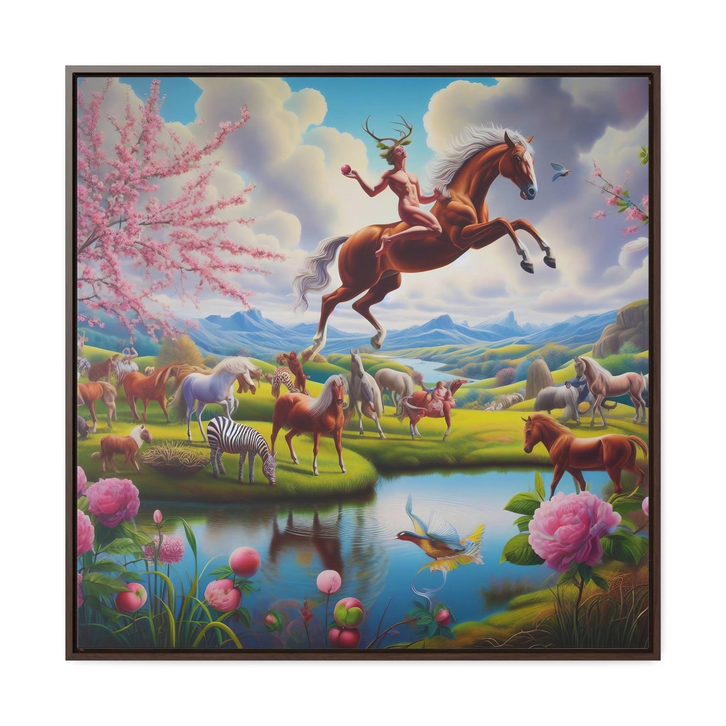 Framed Gallery Canvas Wrap - Spring 118