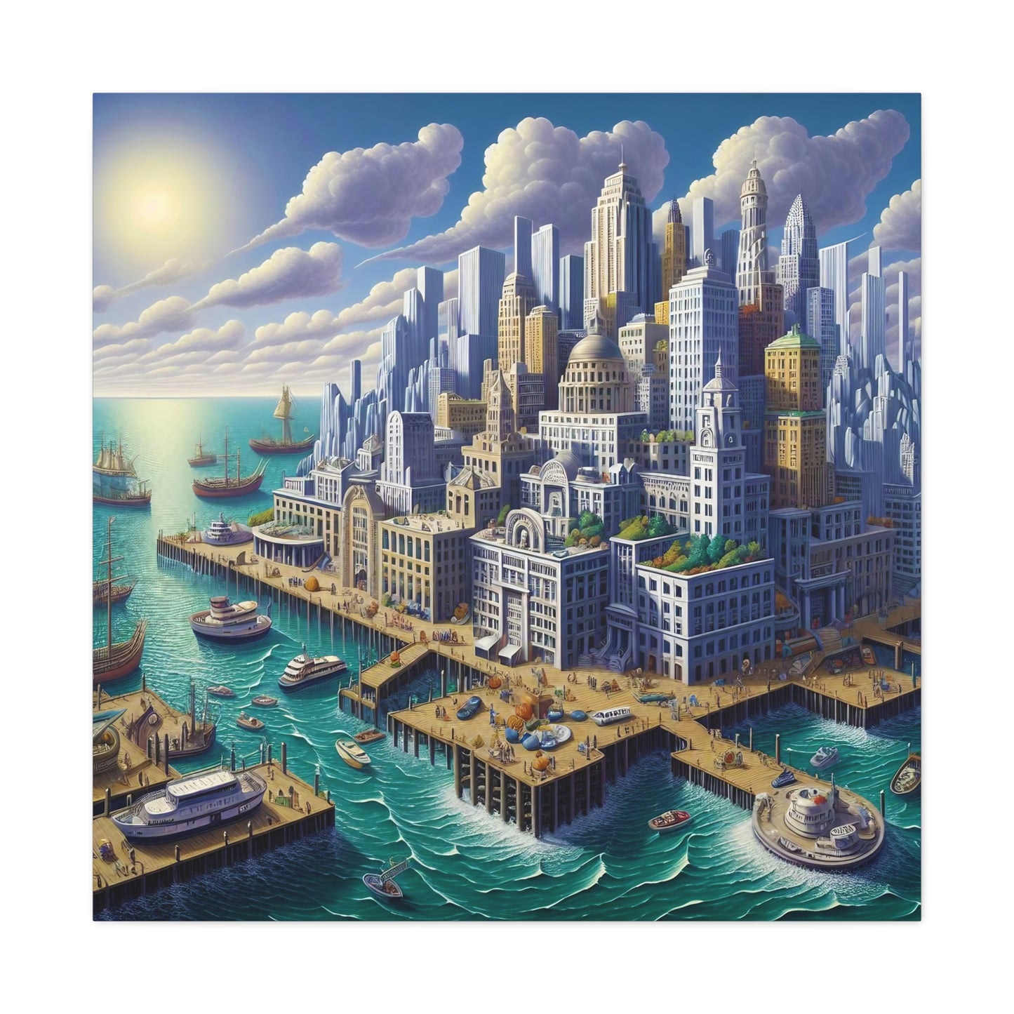 Canvas Gallery Wrap - Harbor 1