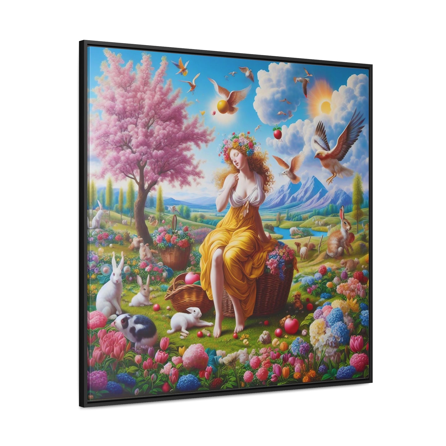 Framed Gallery Canvas Wrap - Spring 116