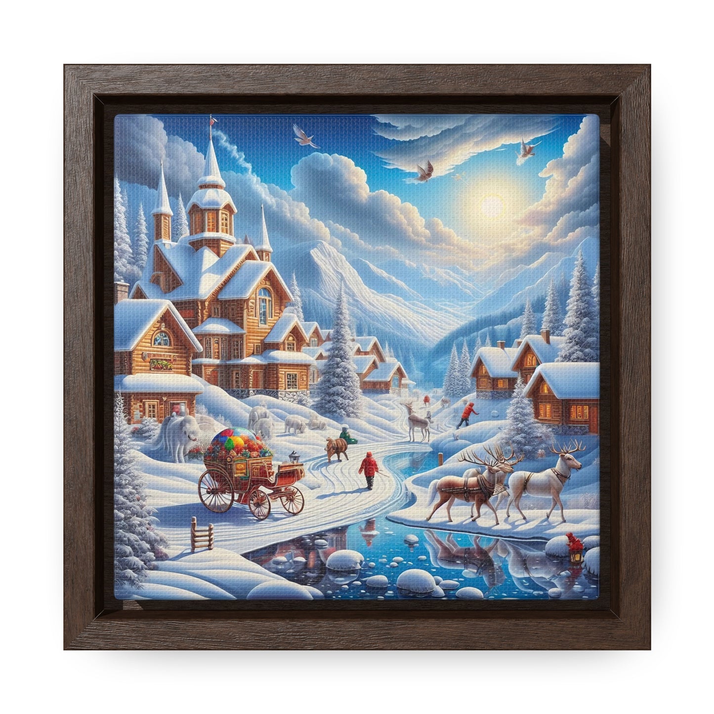 Framed Gallery Canvas Wrap - Winter 115