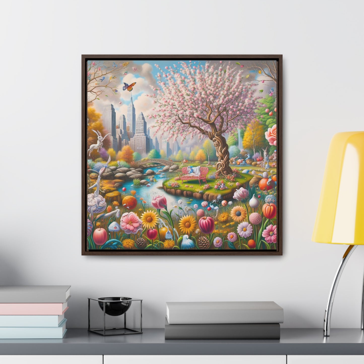 Framed Gallery Canvas Wrap - Spring 135