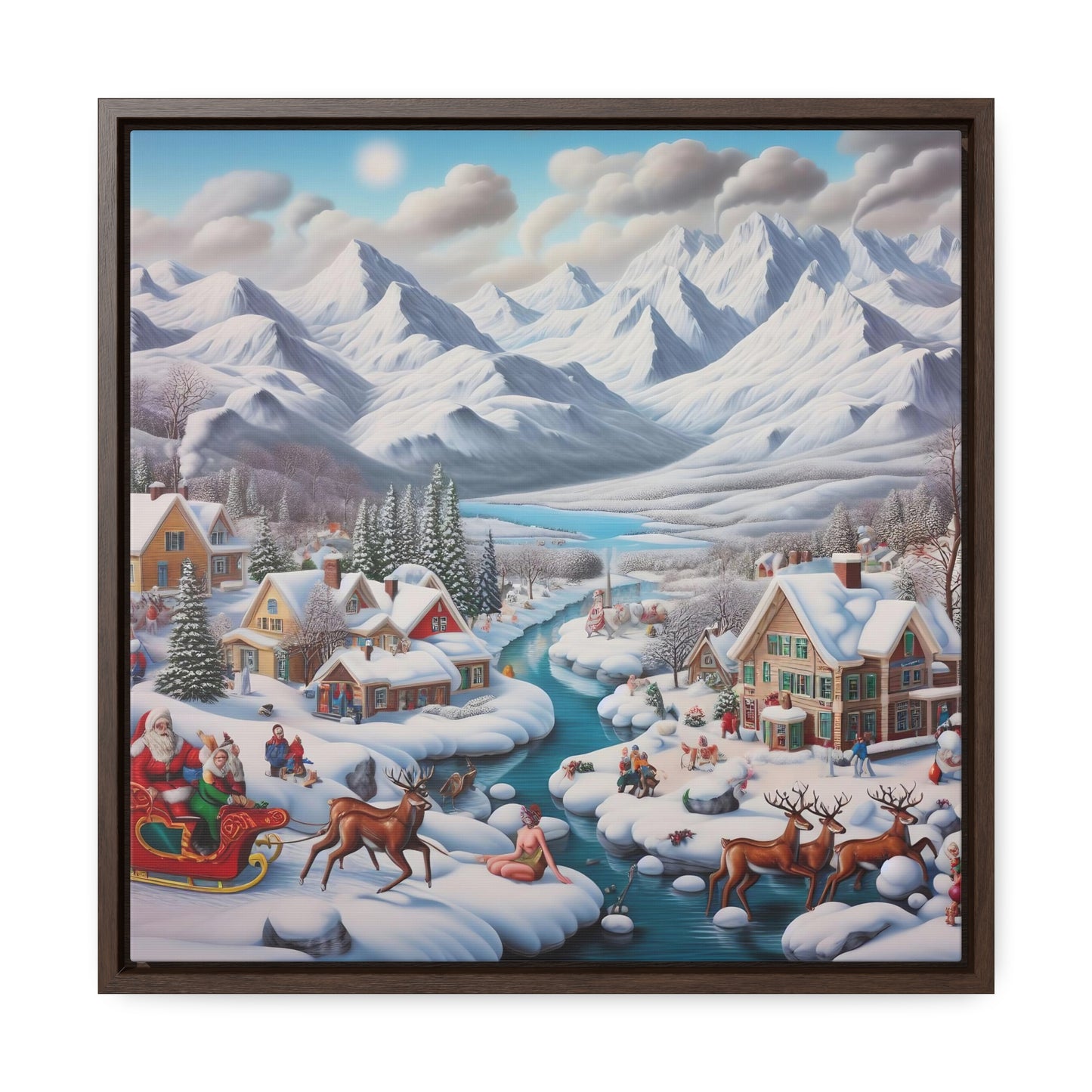 Framed Gallery Canvas Wrap - Winter 109