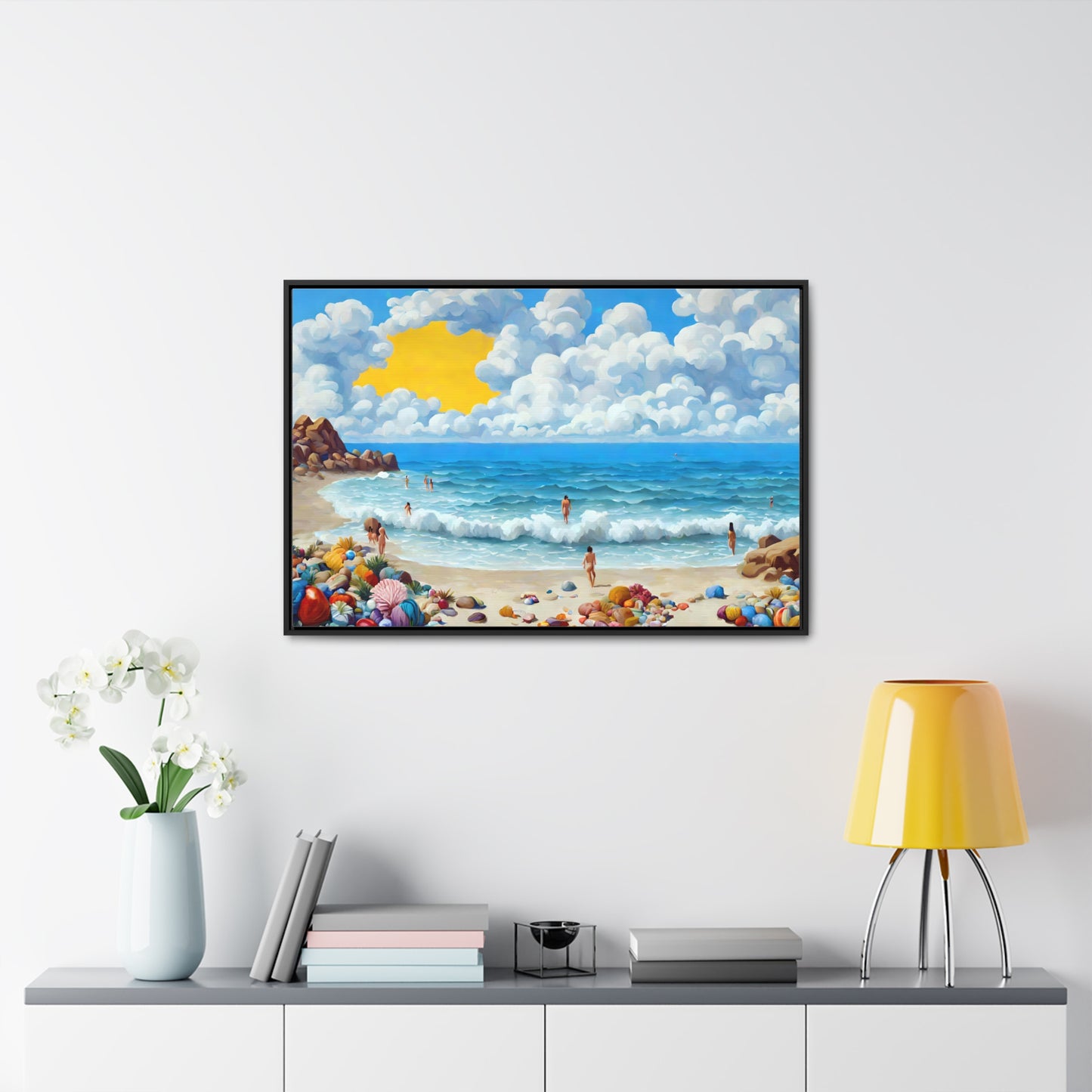 Framed Canvas Gallery Wrap - Beach 2022