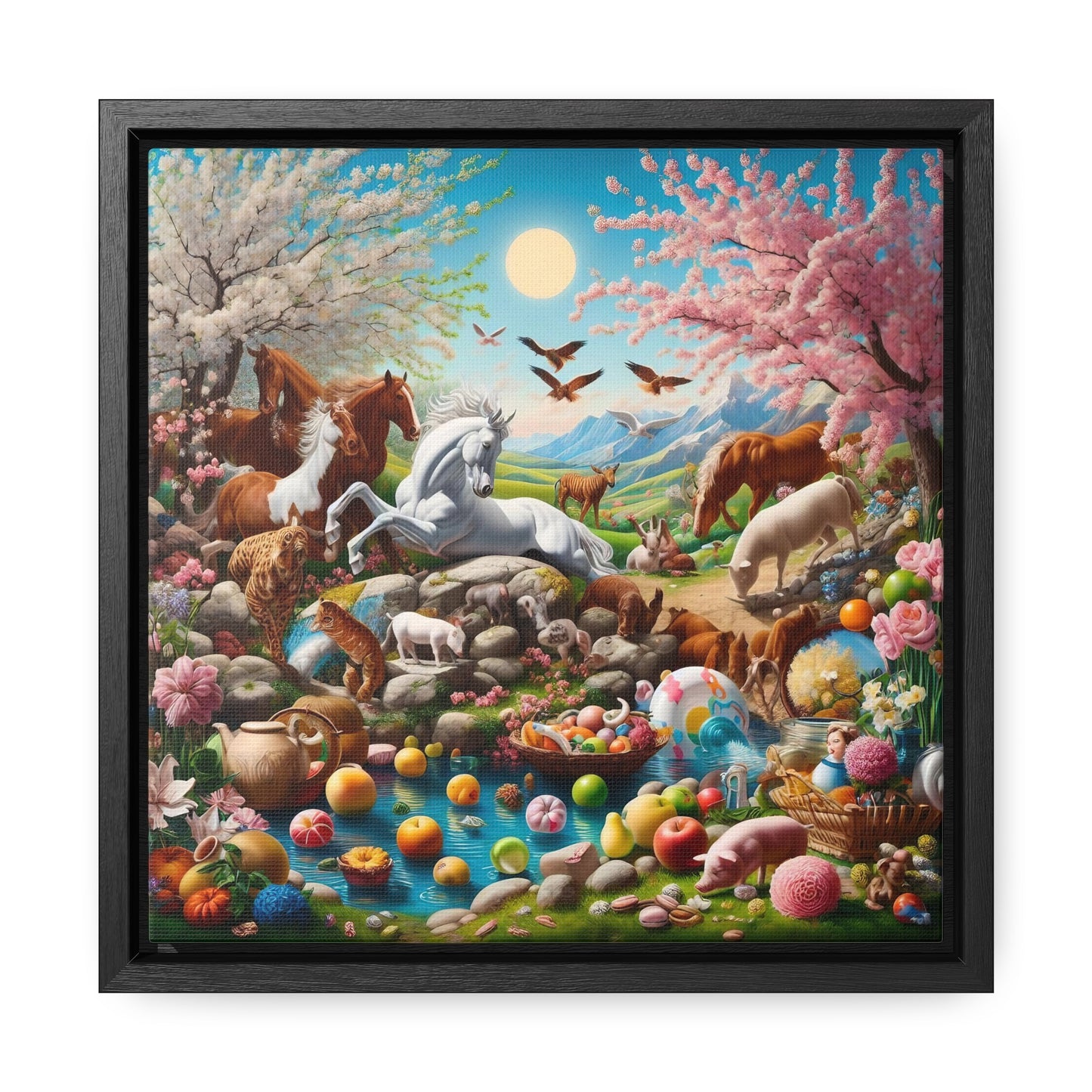 Framed Gallery Canvas Wrap - Spring 24