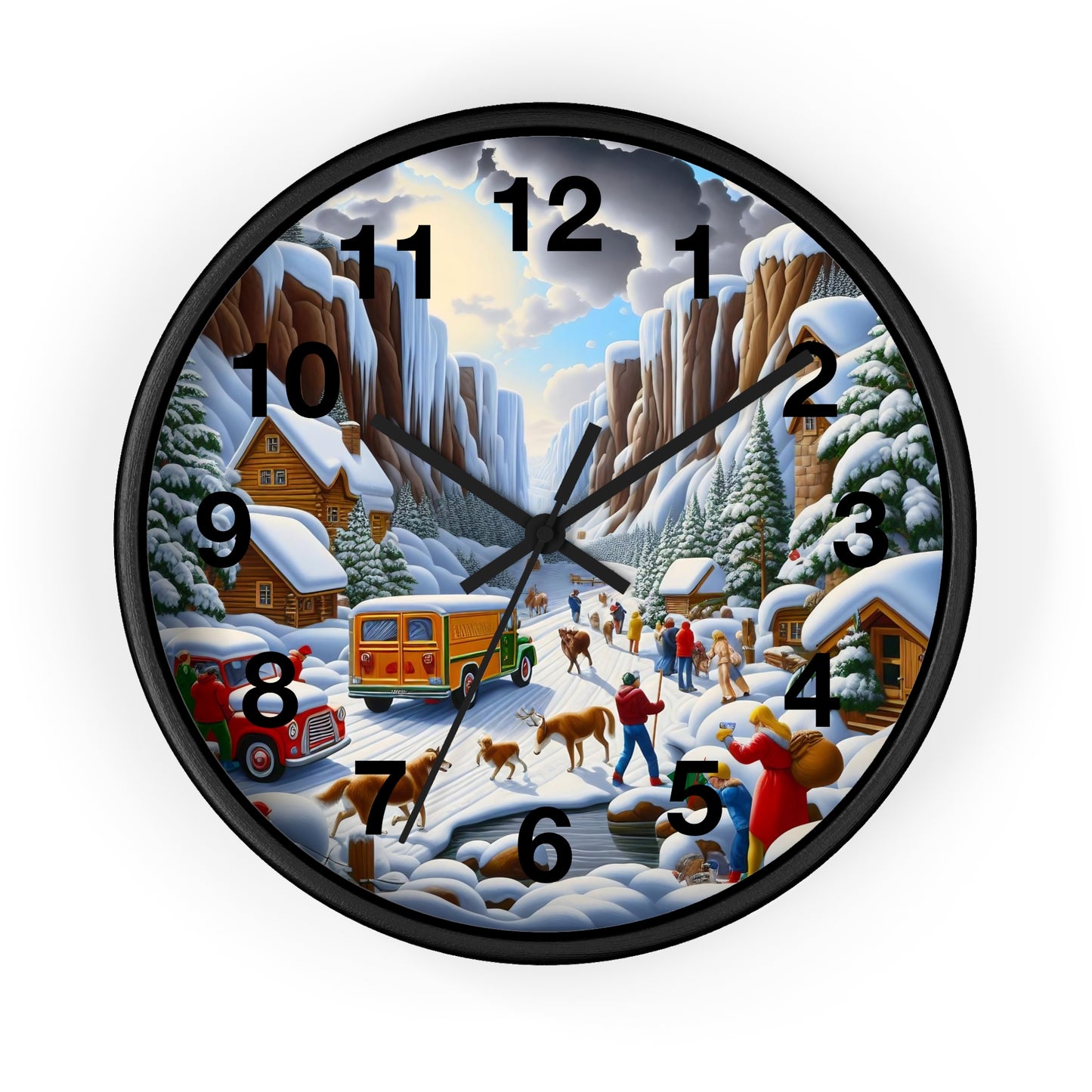 Wall Clock - Winter 120