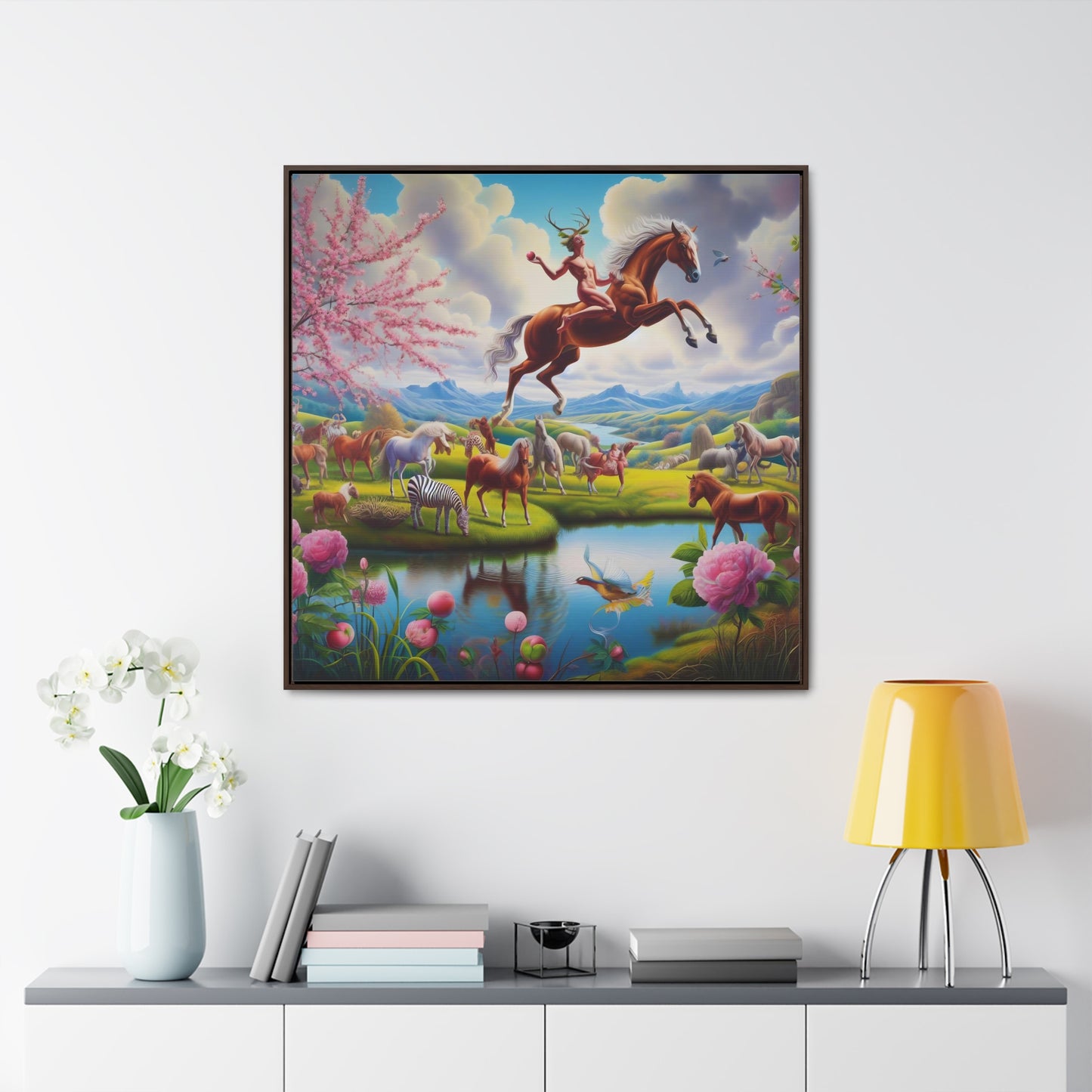 Framed Gallery Canvas Wrap - Spring 118