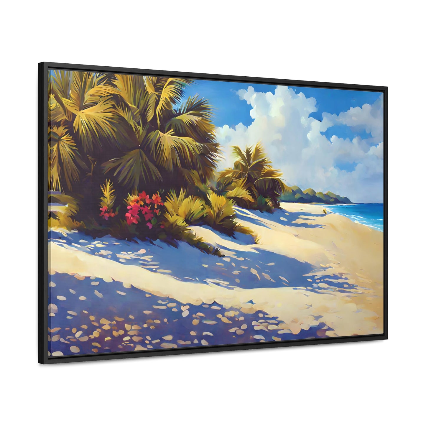 Framed Canvas Gallery Wrap - Beach 2012