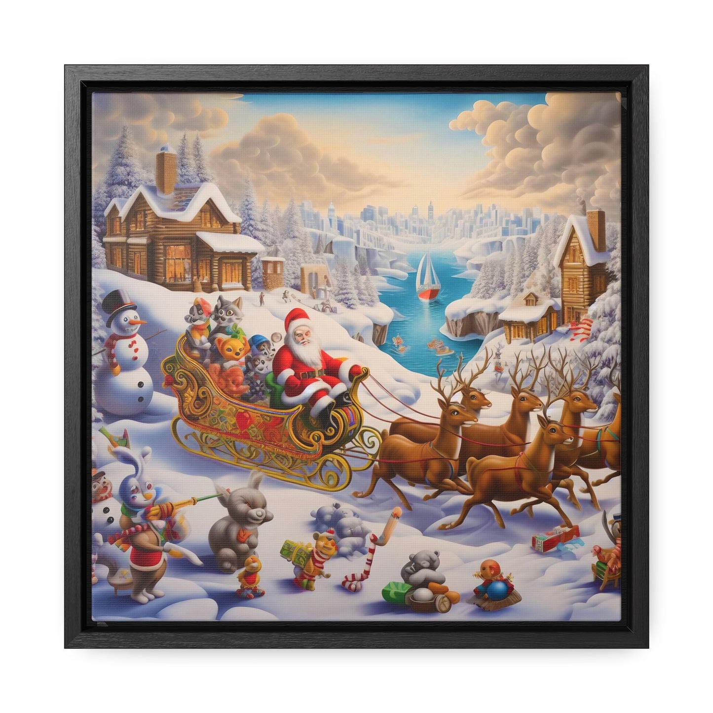 Framed Gallery Canvas Wrap - Winter 112