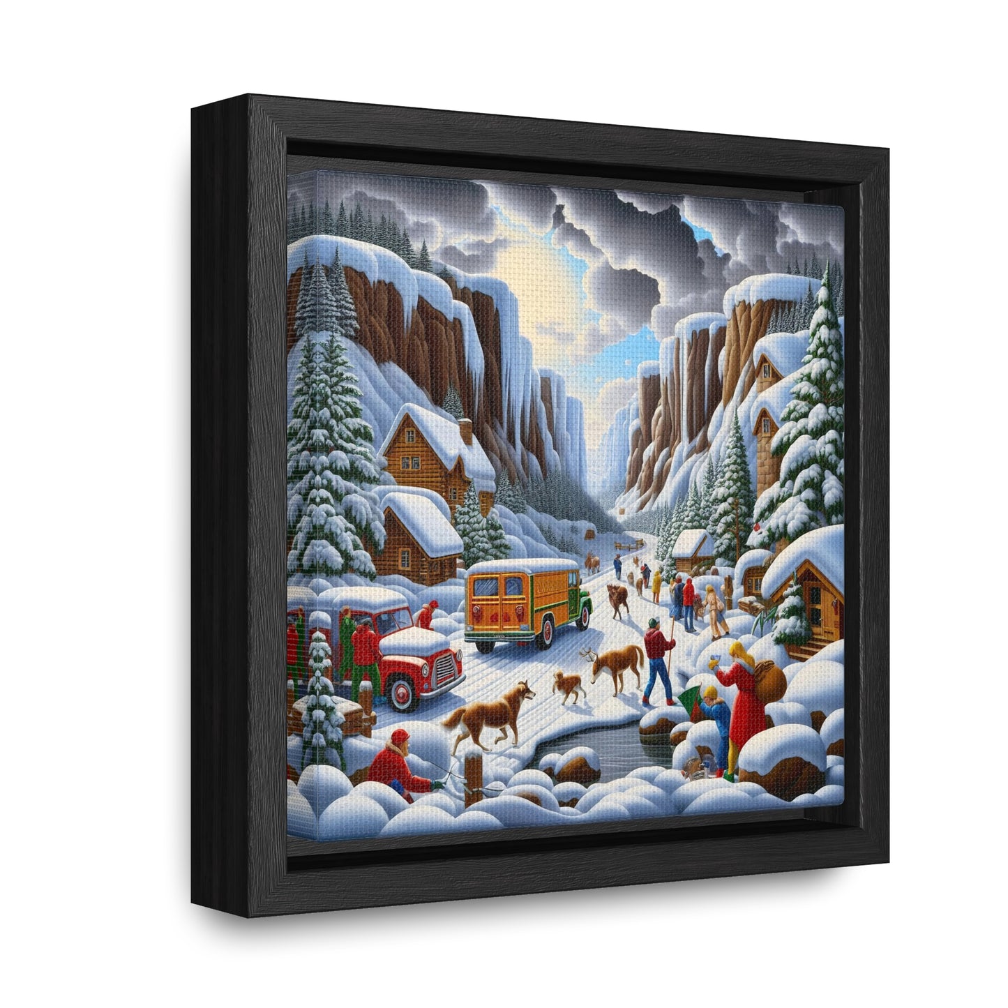 Framed Gallery Canvas Wrap - Winter 120