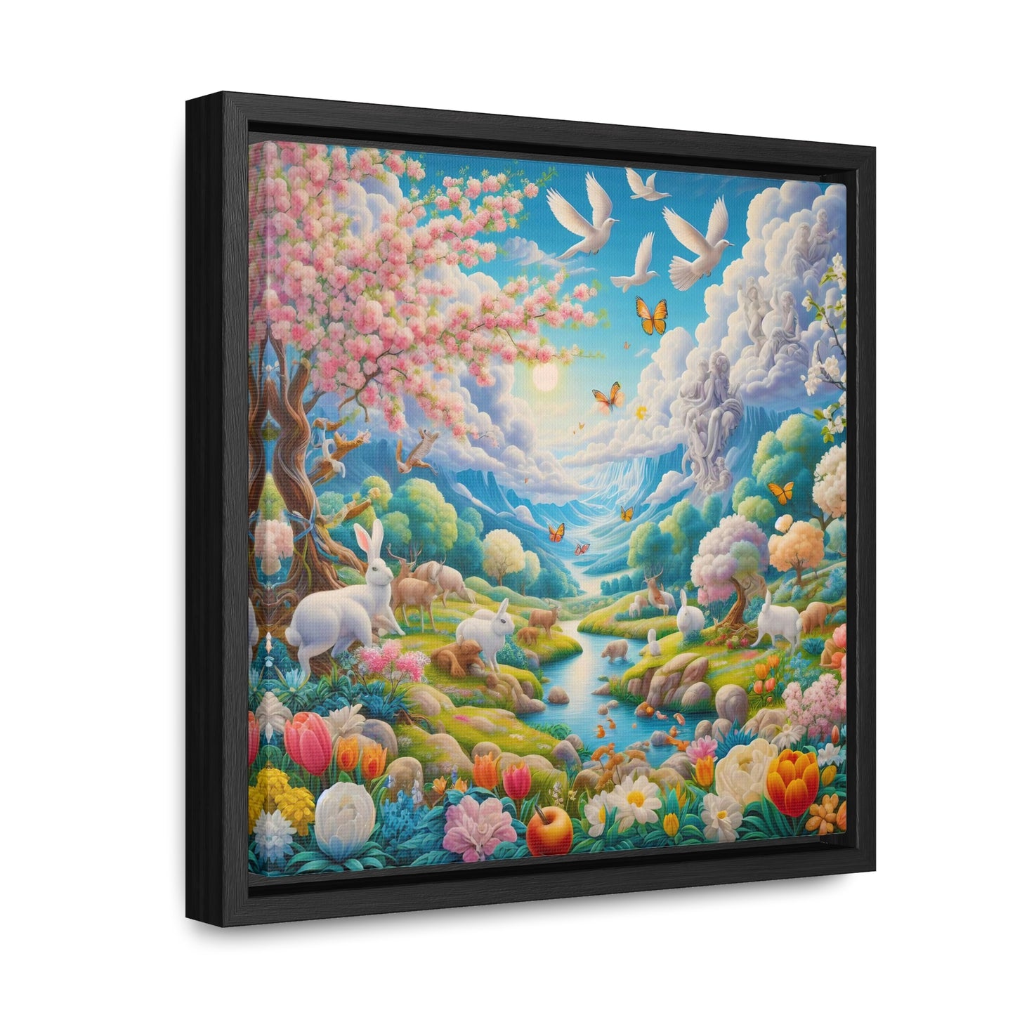 Framed Gallery Canvas Wrap - Spring 129