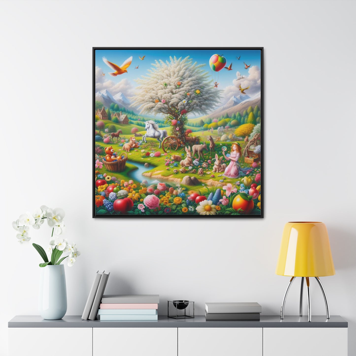 Framed Gallery Canvas Wrap - Spring 127