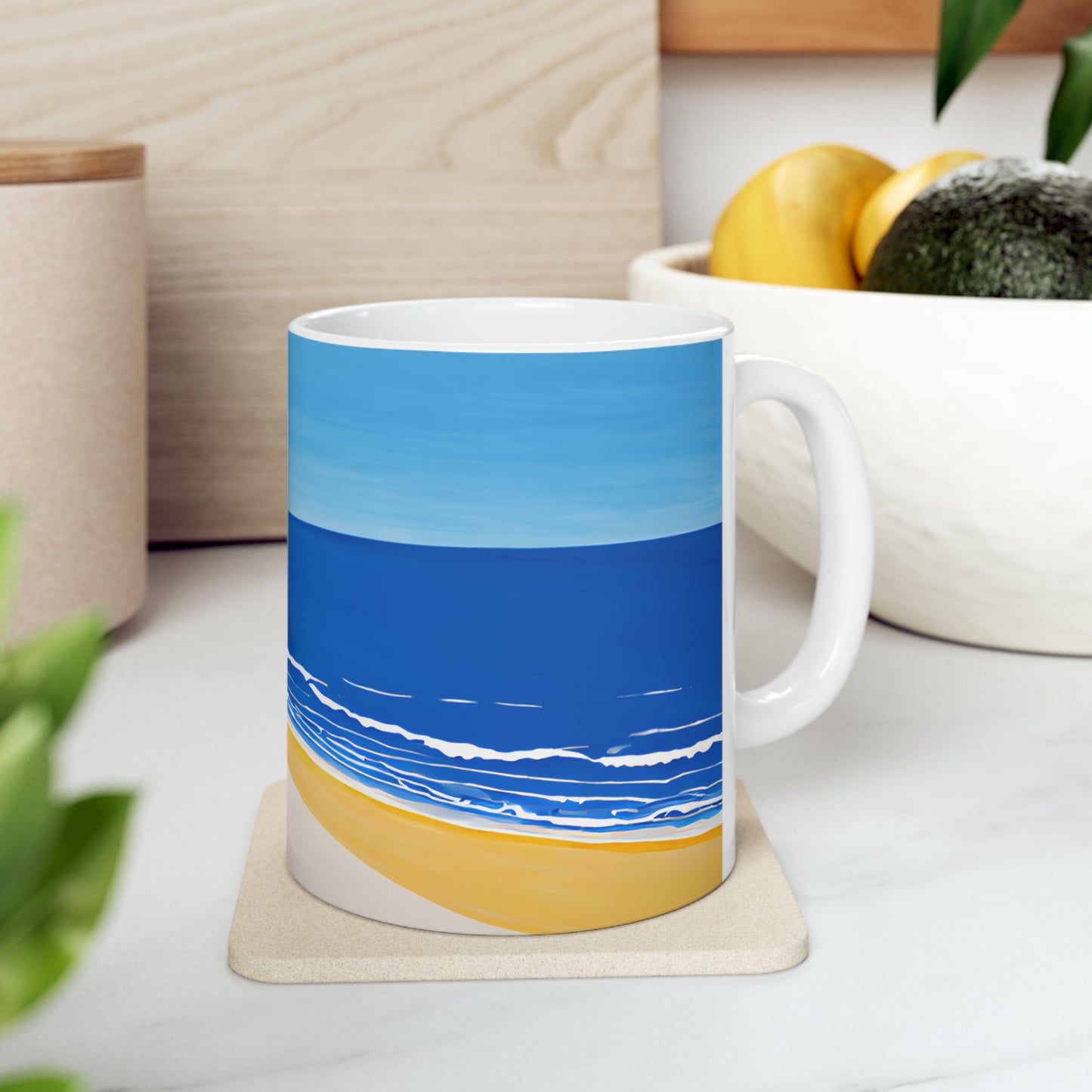 Ceramic Mug 11oz - Beach 10003