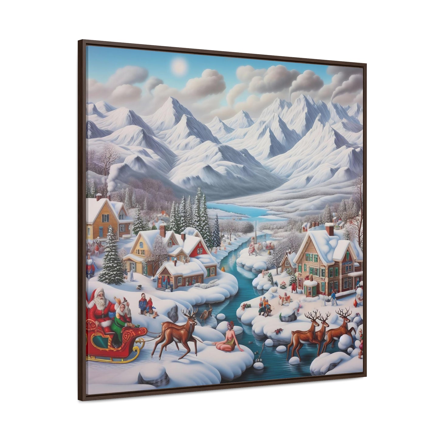 Framed Gallery Canvas Wrap - Winter 109