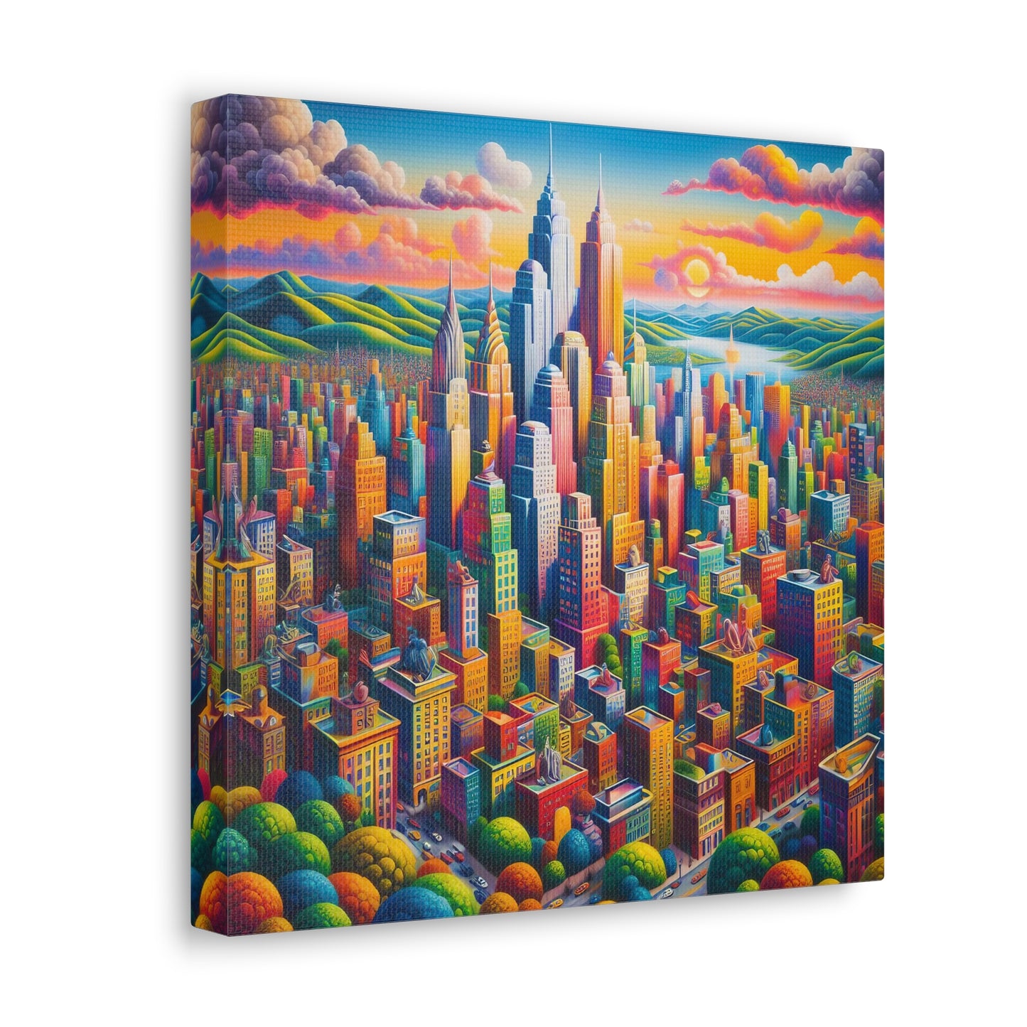 Canvas Gallery Wrap - City 16