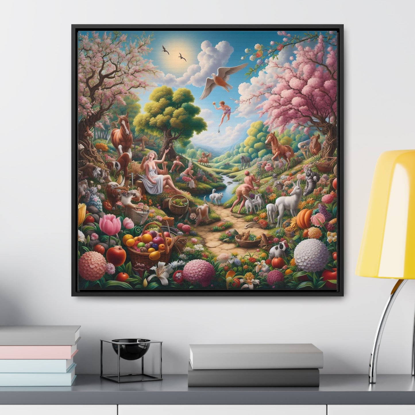 Framed Gallery Canvas Wrap - Spring 4