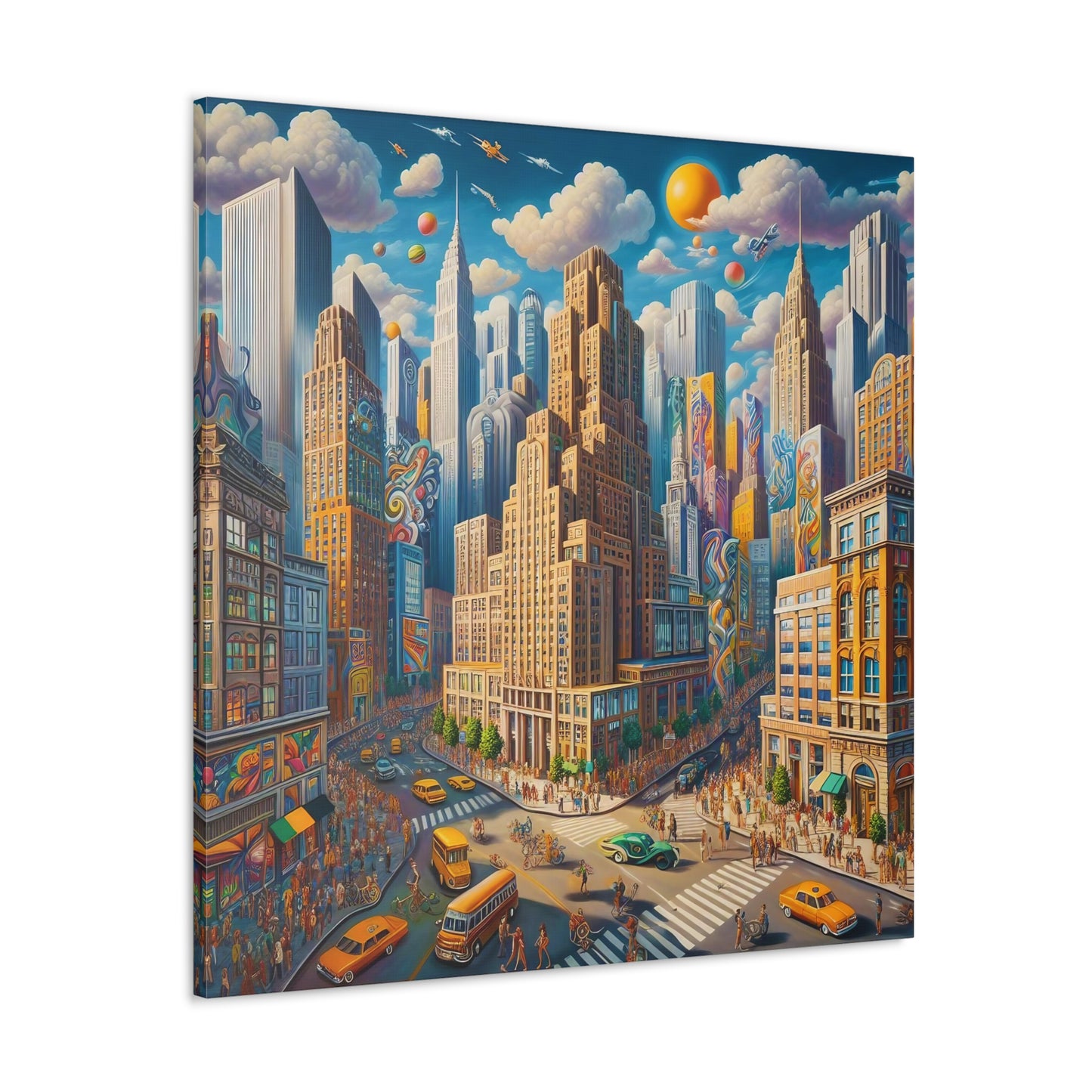 Canvas Gallery Wrap - City 6