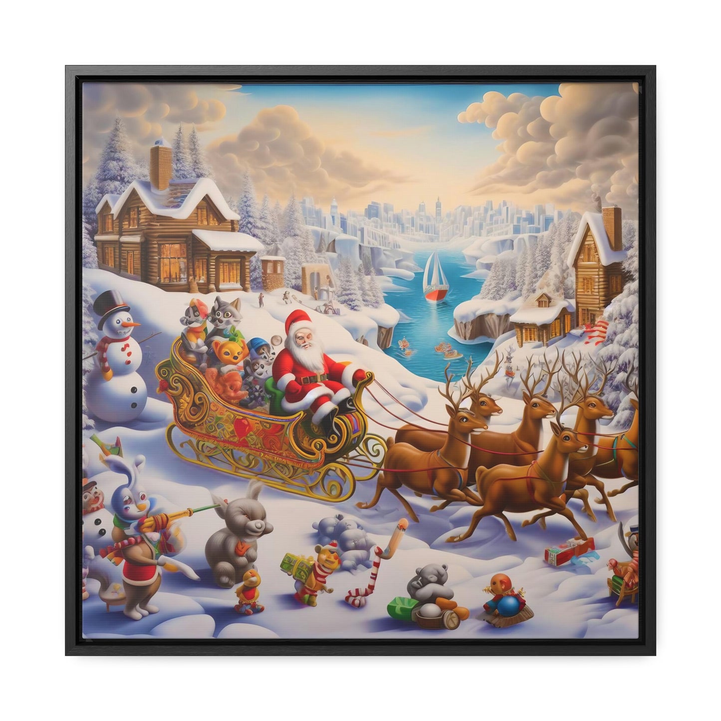 Framed Gallery Canvas Wrap - Winter 112