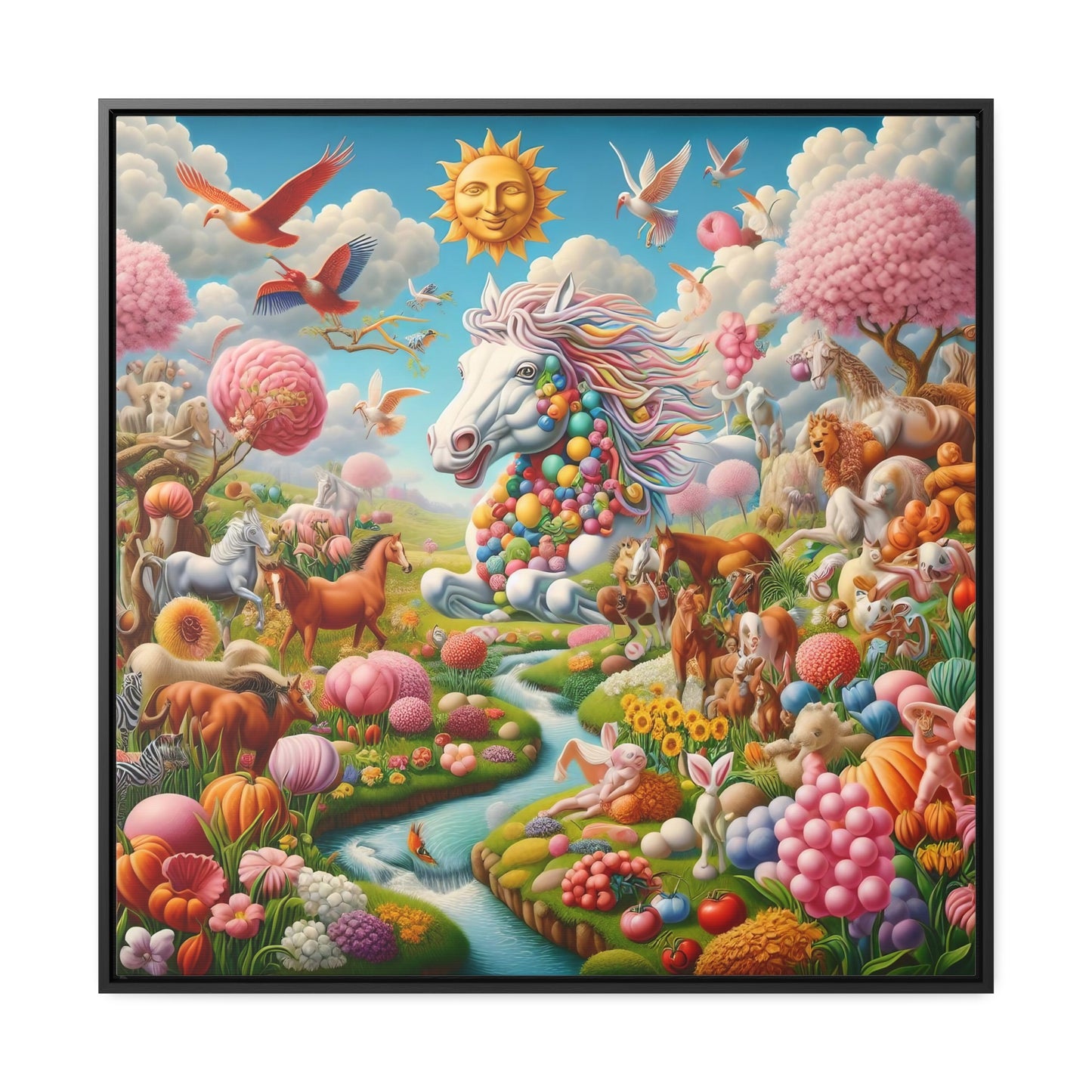 Framed Gallery Canvas Wrap - Spring 138