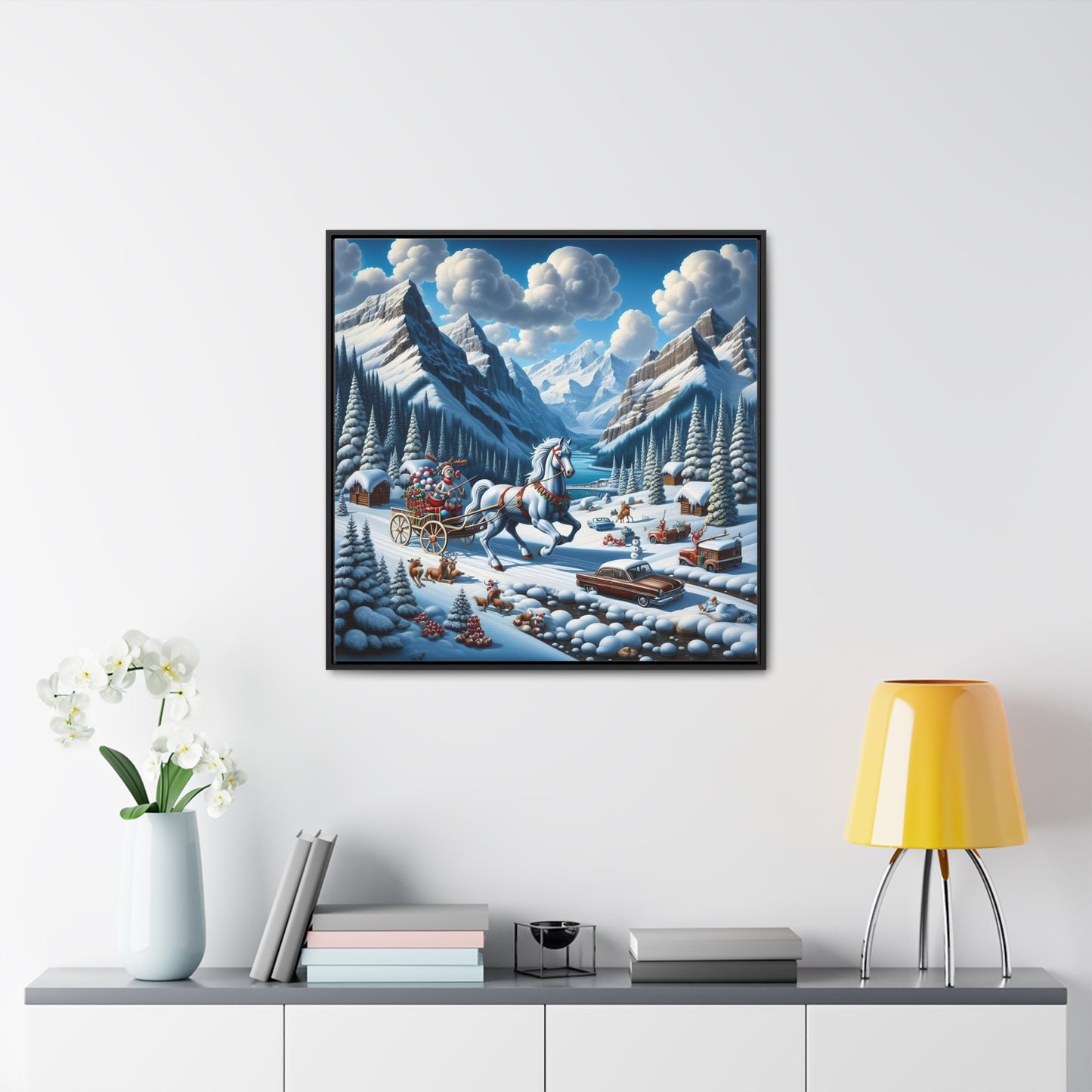 Framed Gallery Canvas Wrap - Winter 107