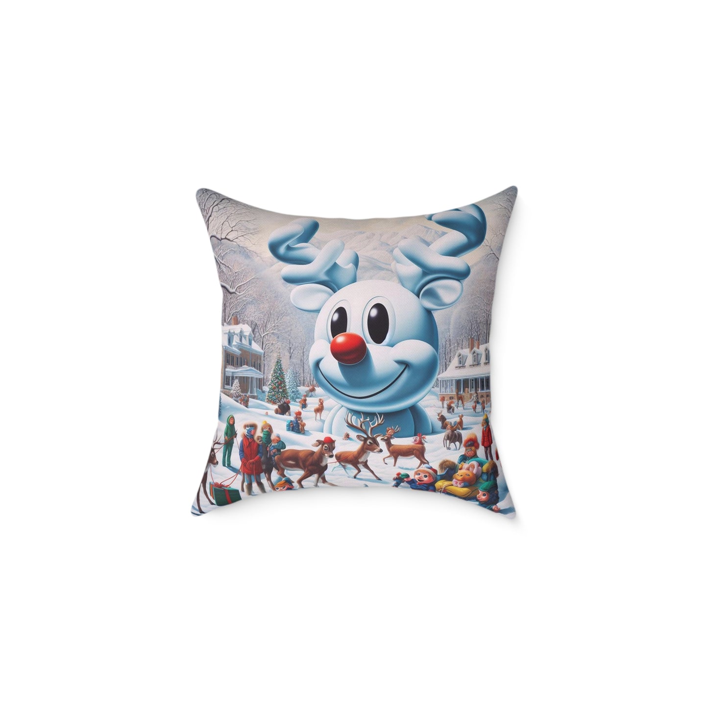 Spun Polyester Pillow - Winter 102