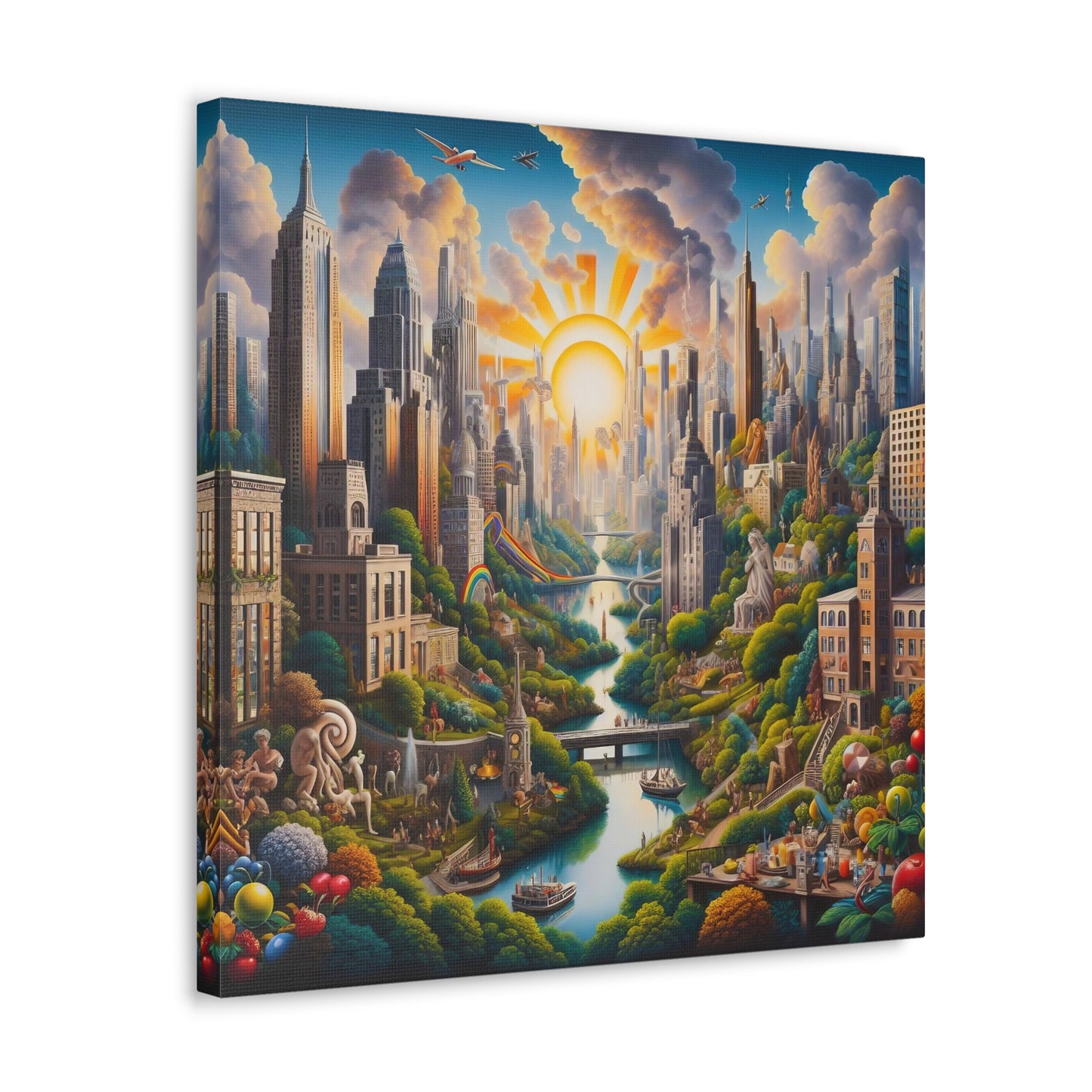 Canvas Gallery Wrap - City 3