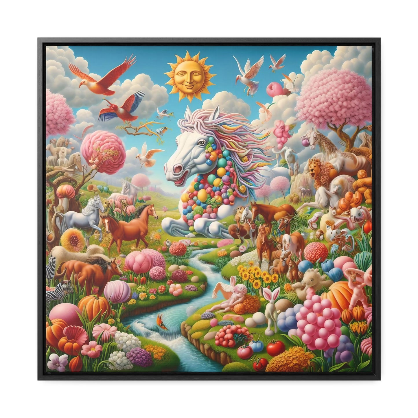 Framed Gallery Canvas Wrap - Spring 138