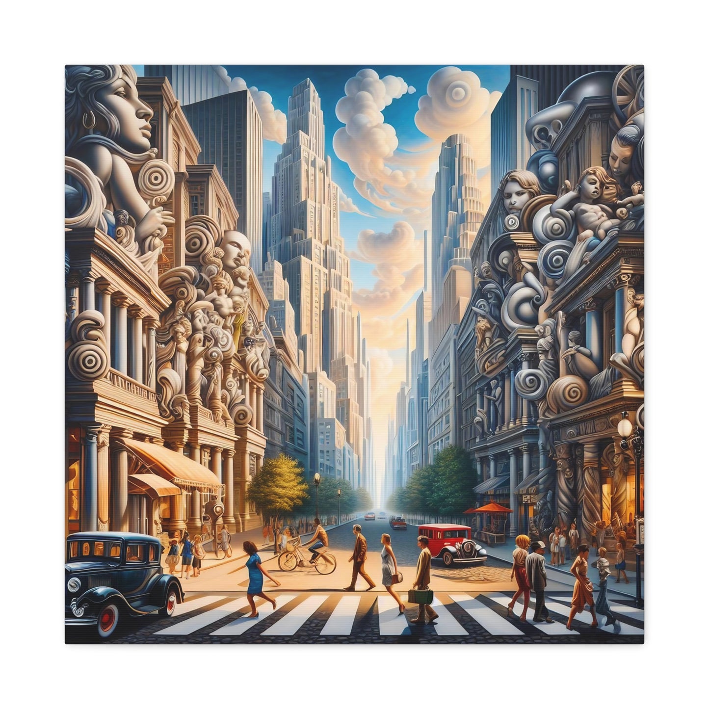 Canvas Gallery Wrap - City 2