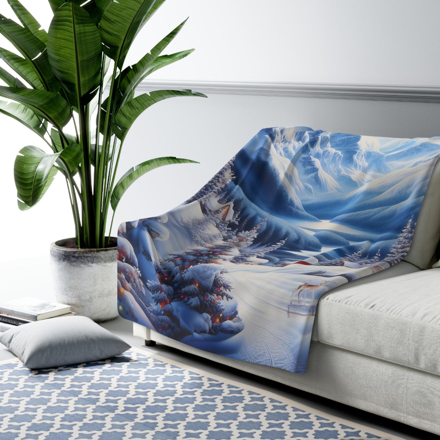 Sherpa Fleece Blanket - Winter 106