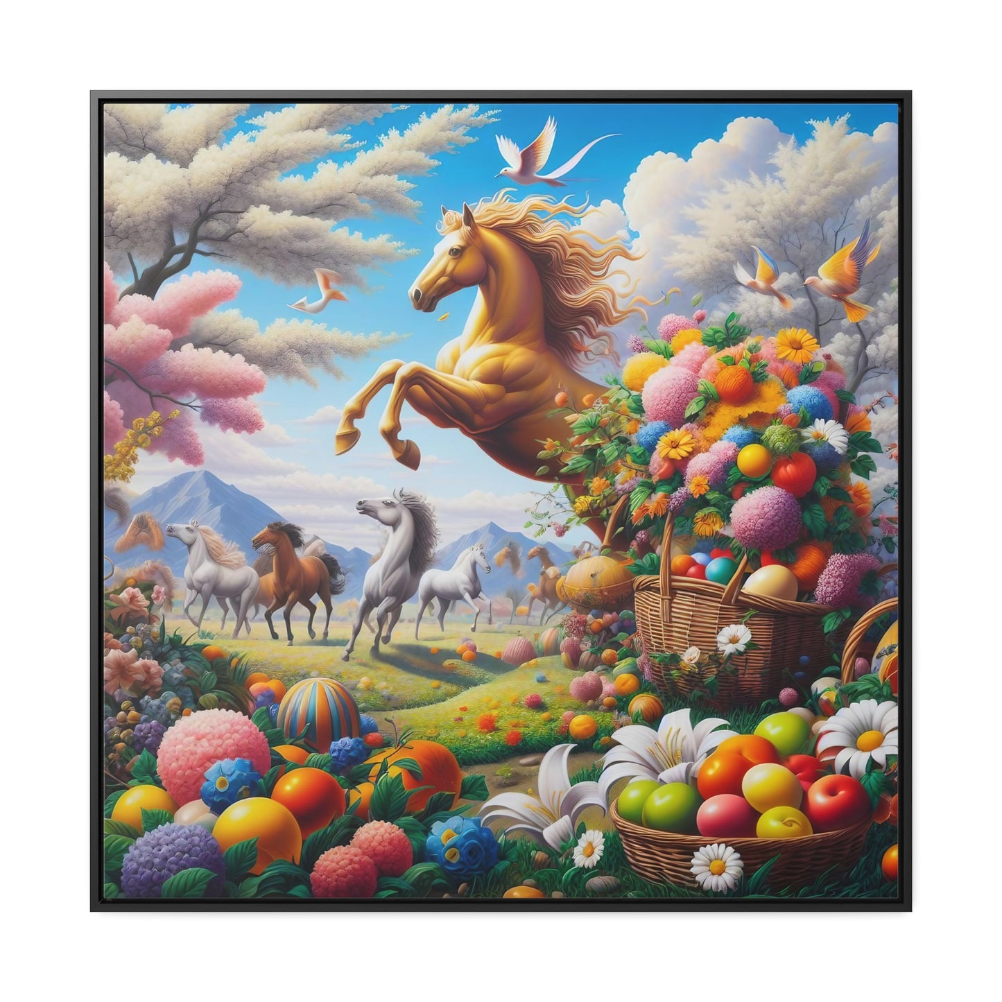 Framed Gallery Canvas Wrap - Spring 31