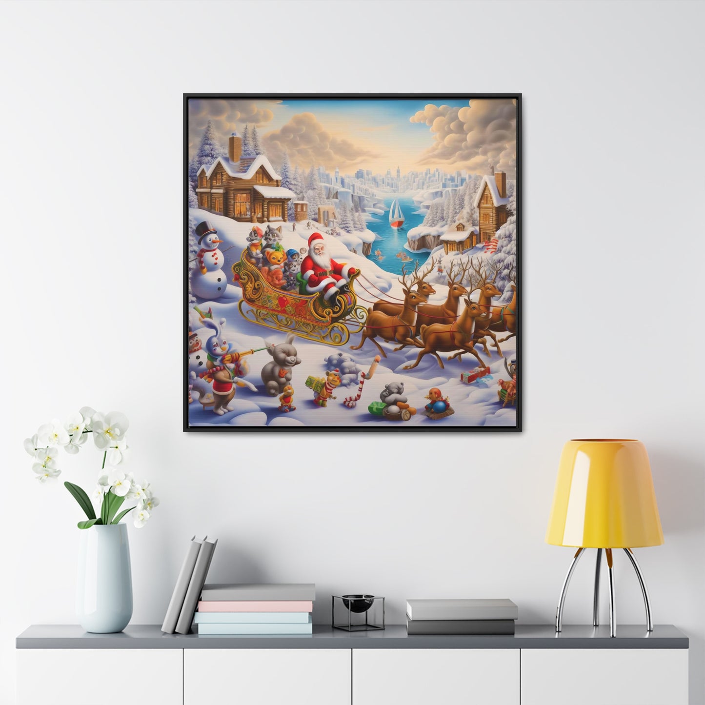 Framed Gallery Canvas Wrap - Winter 112