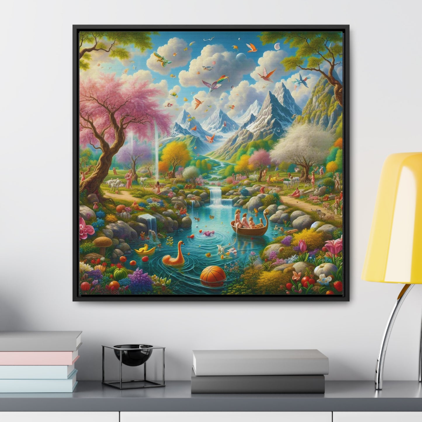 Framed Gallery Canvas Wrap - Spring 30