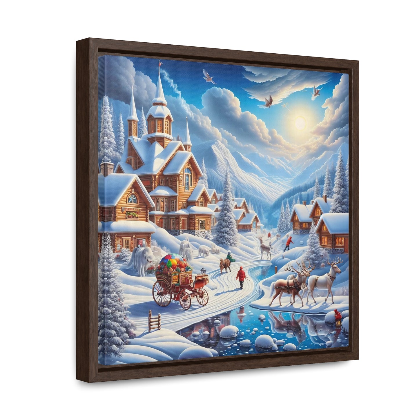 Framed Gallery Canvas Wrap - Winter 115