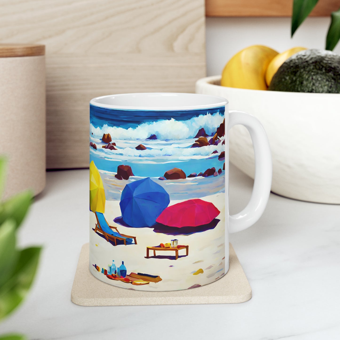 Ceramic Mug 11oz - Beach 2017