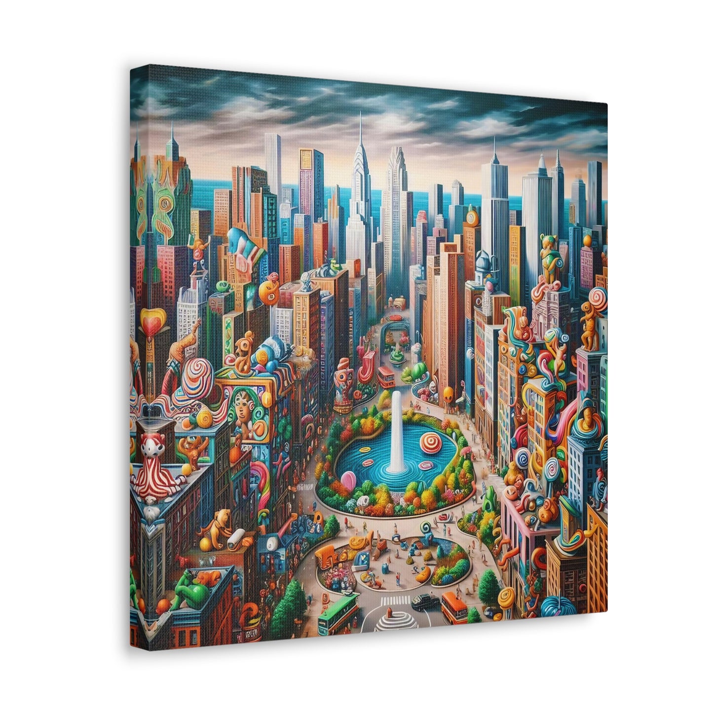 Canvas Gallery Wrap - City 8