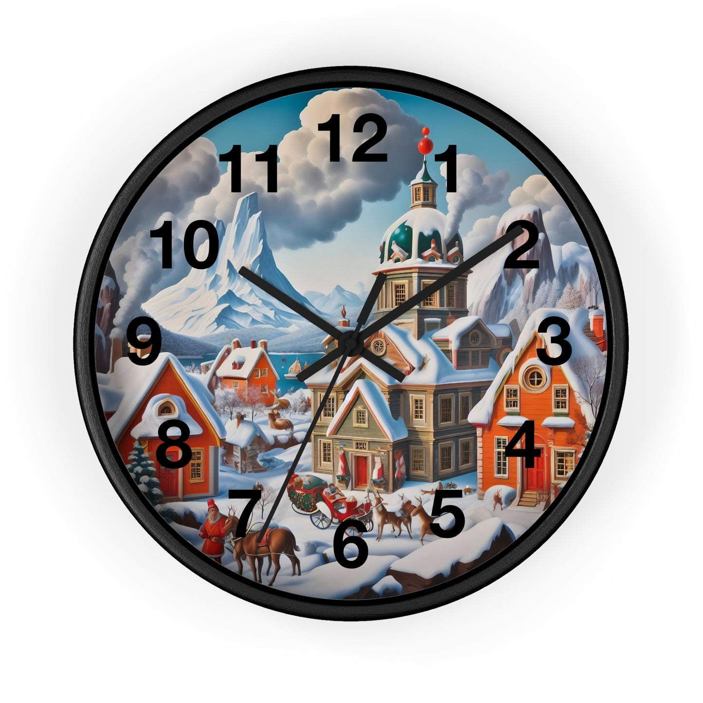 Wall Clock - Winter 124