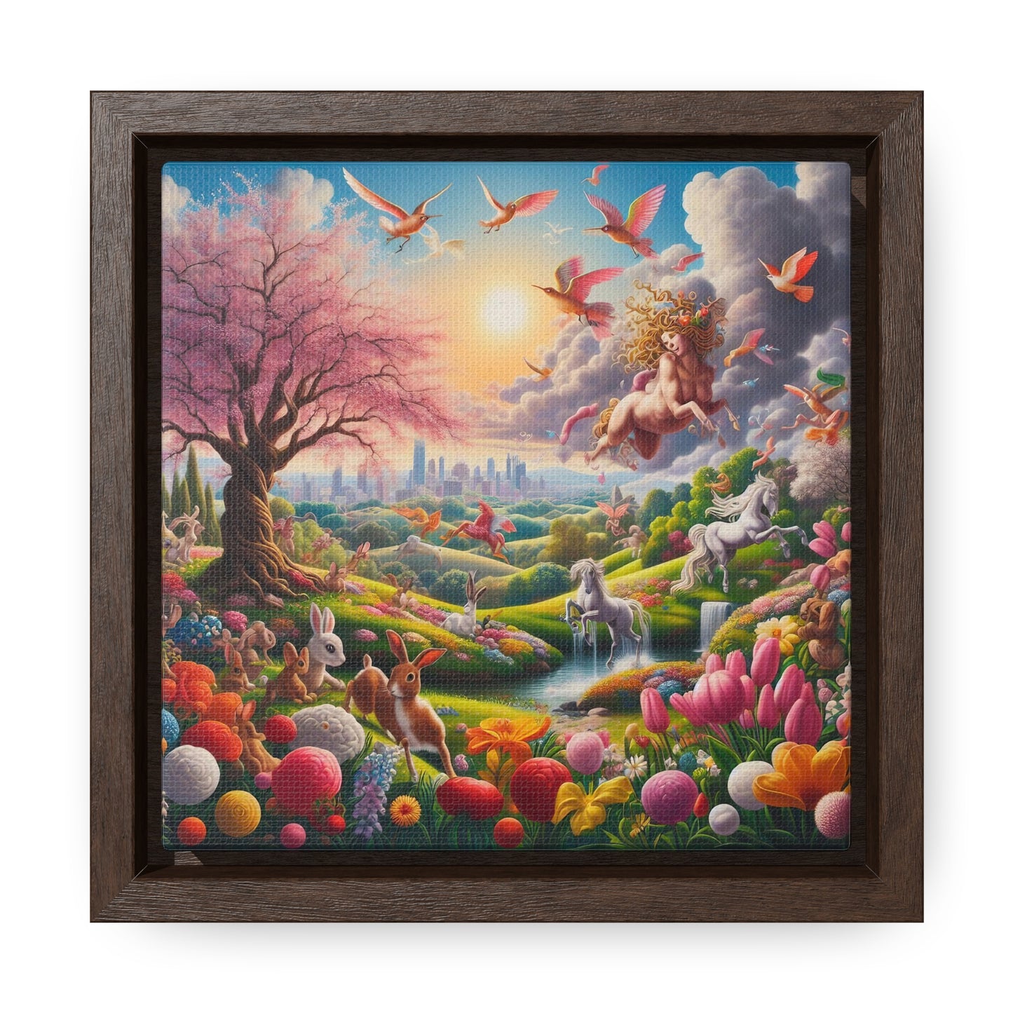 Framed Gallery Canvas Wrap - Spring 110