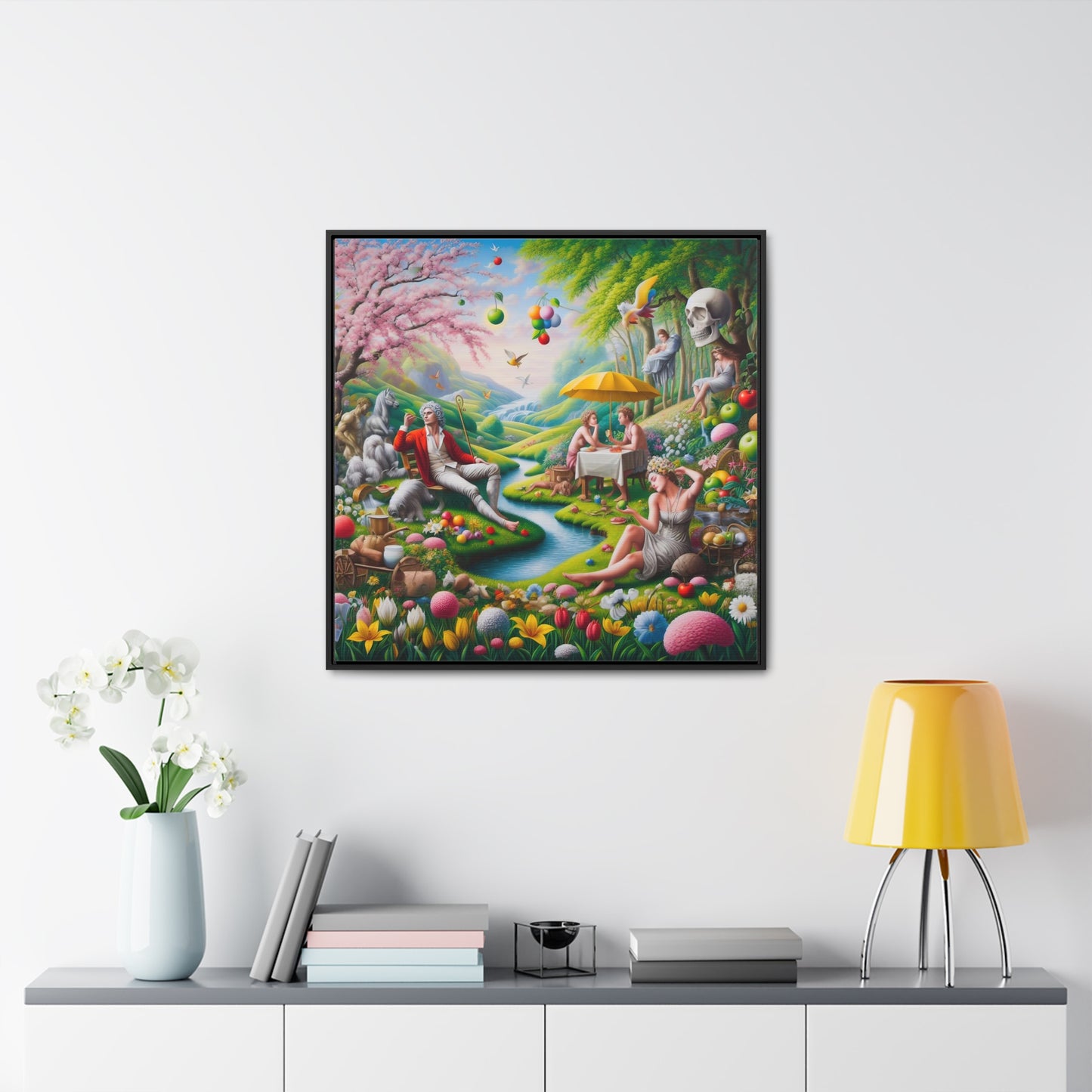 Framed Gallery Canvas Wrap - Spring 108