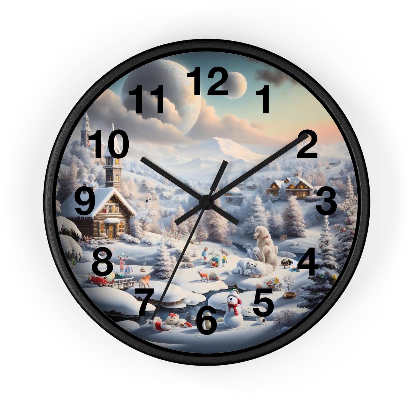 Wall Clock - Winter 104