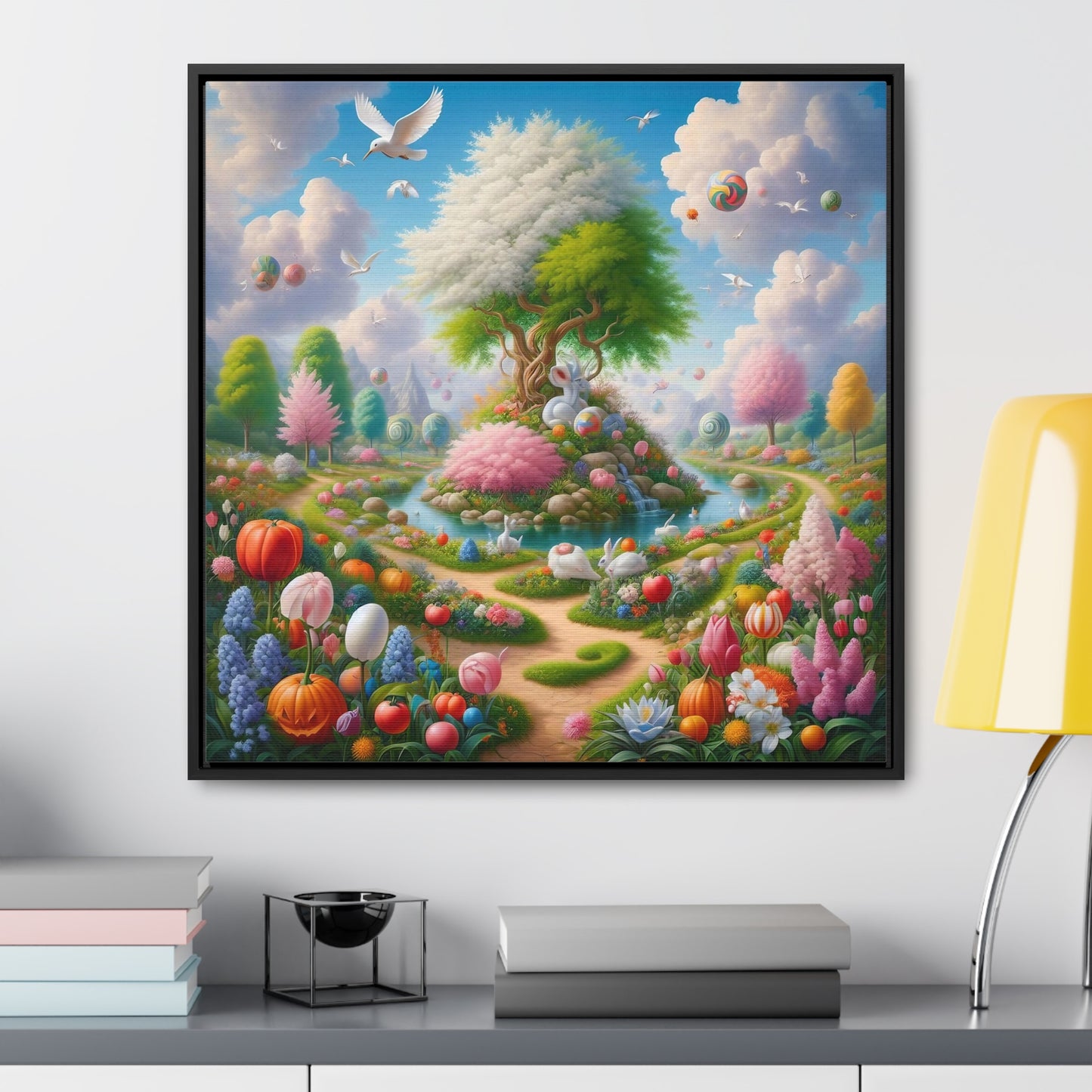 Framed Gallery Canvas Wrap - Spring 42