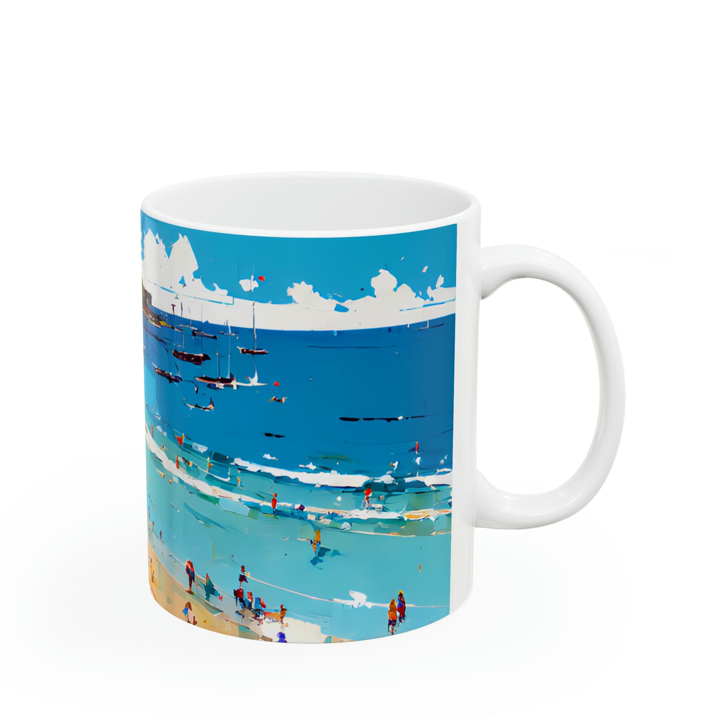 Ceramic Mug 11oz - Beach 4001