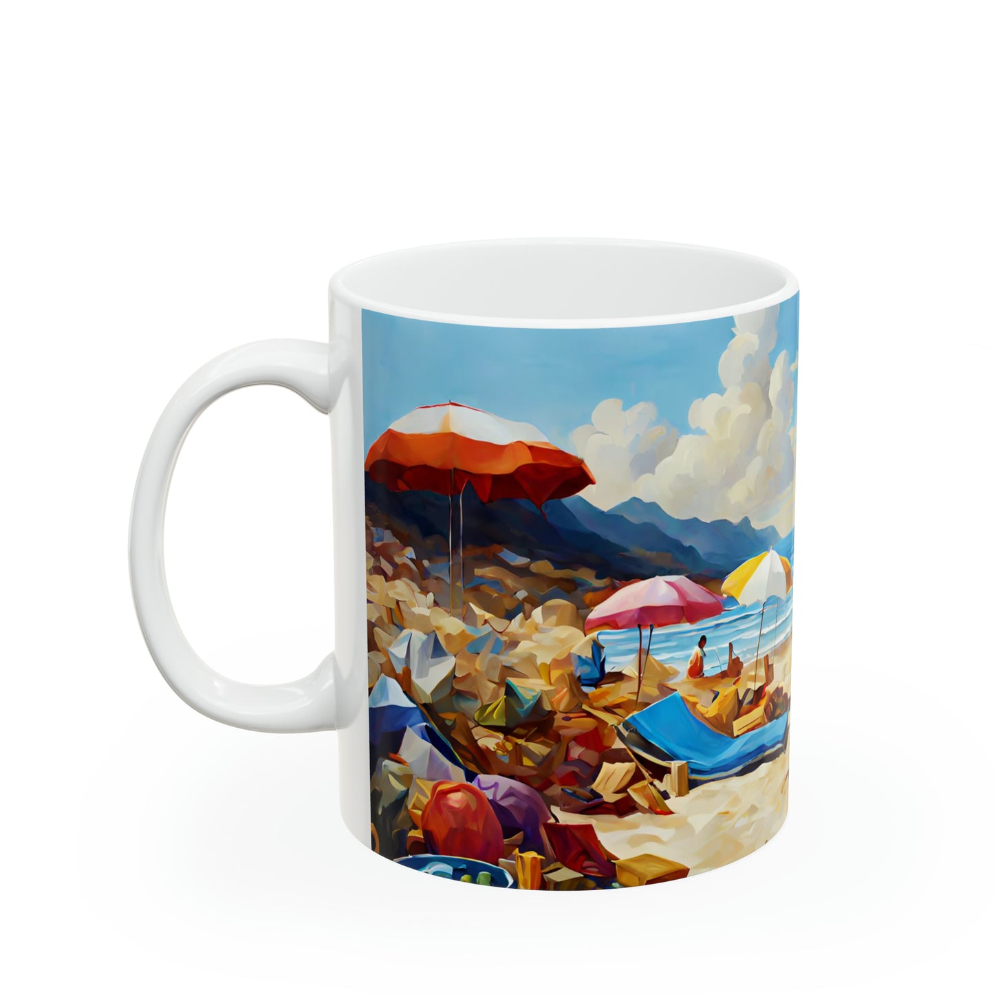 Ceramic Mug 11oz - Beach 2006