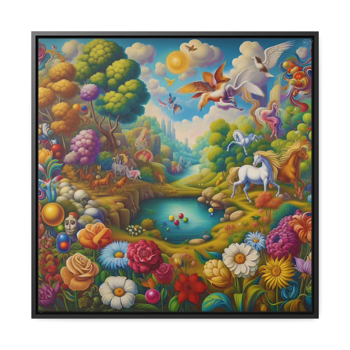 Framed Gallery Canvas Wrap - Spring 3