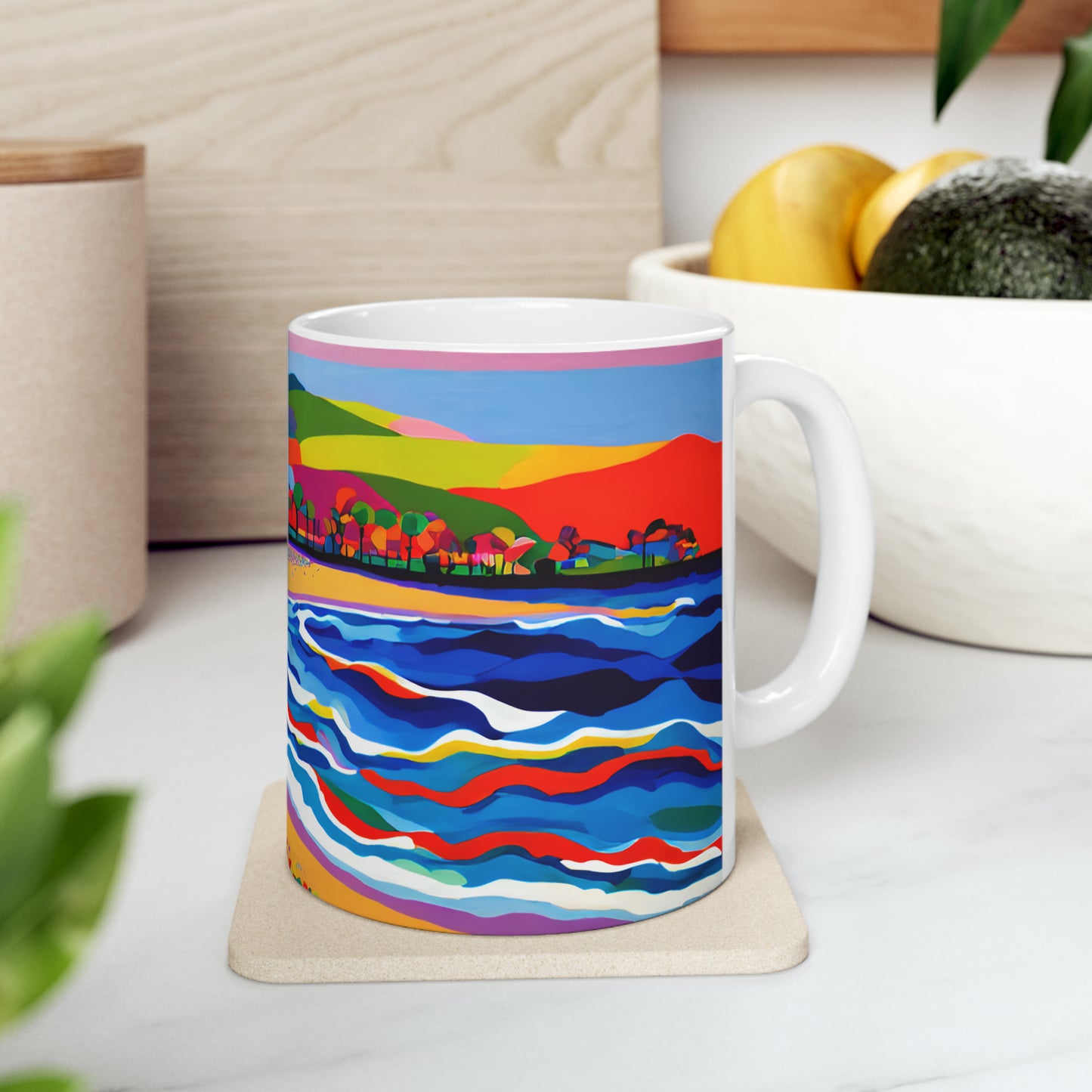 Ceramic Mug 11oz - Beach 15002