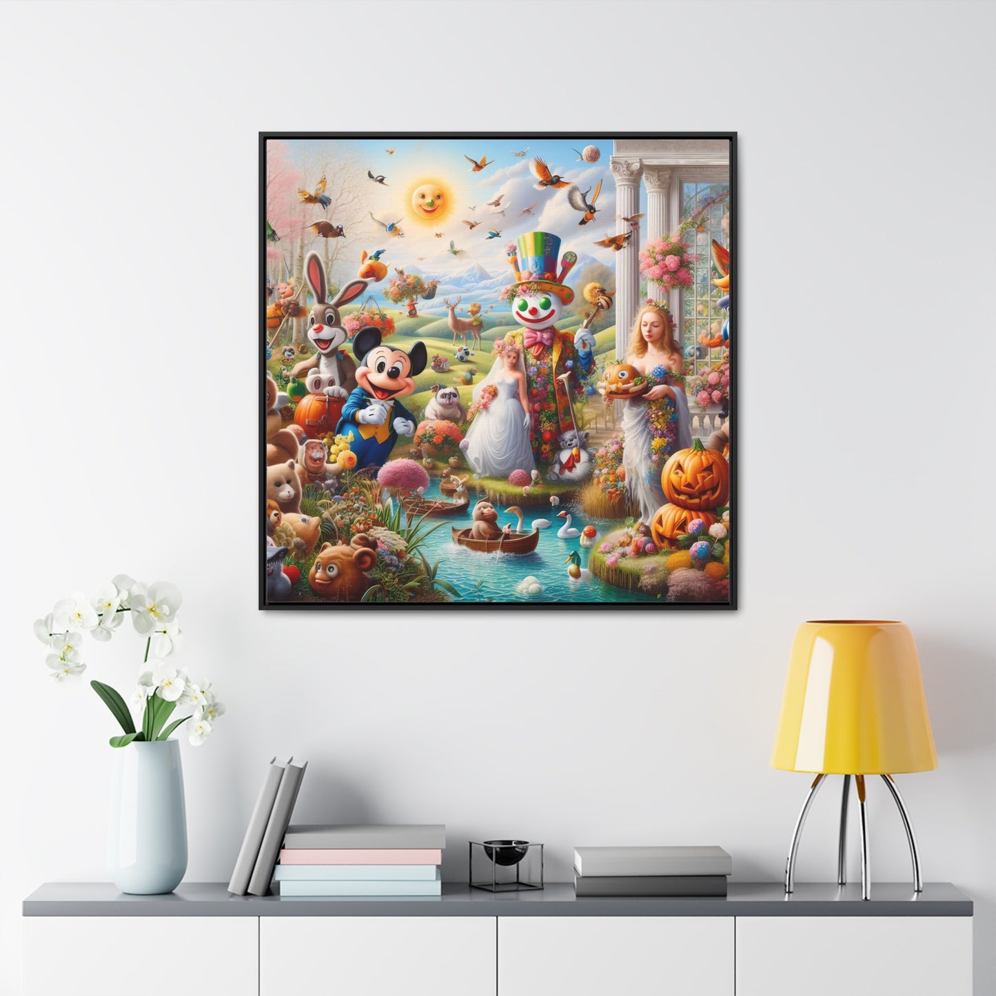 Framed Gallery Canvas Wrap - Spring 7