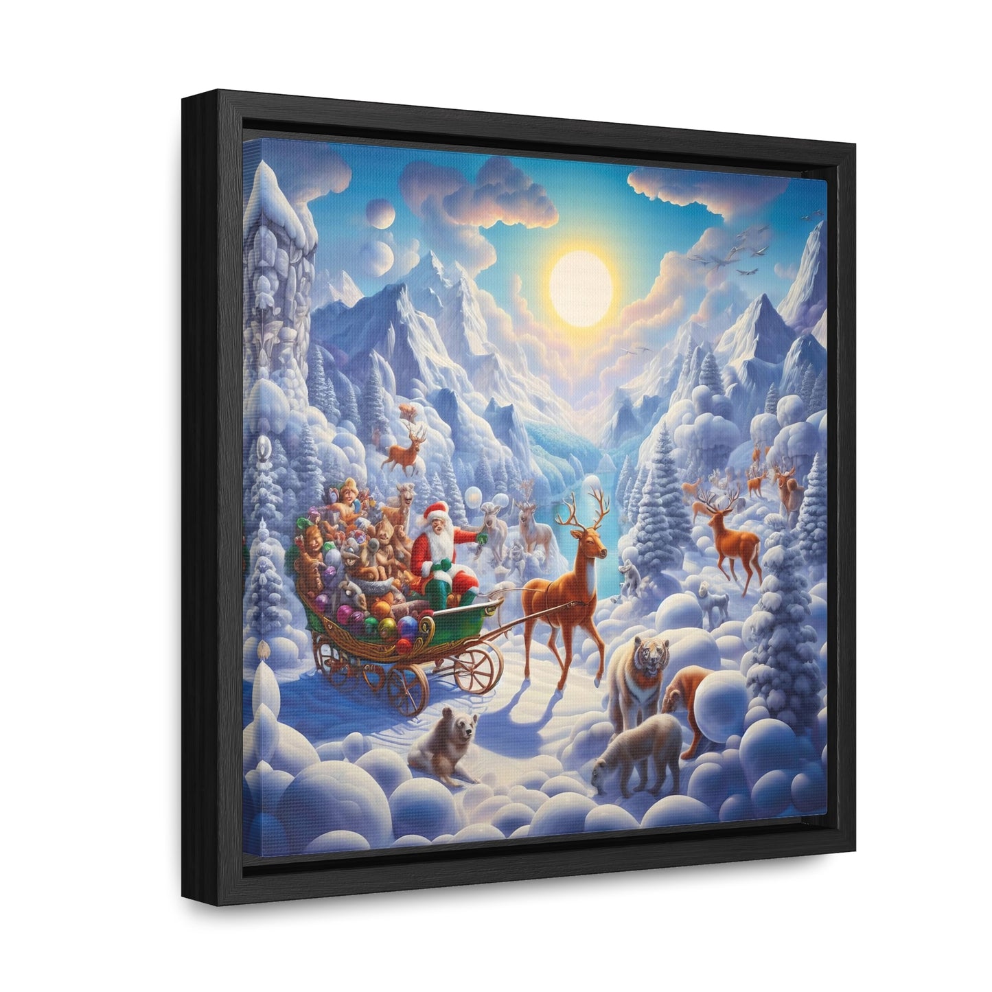 Framed Gallery Canvas Wrap - Winter 123