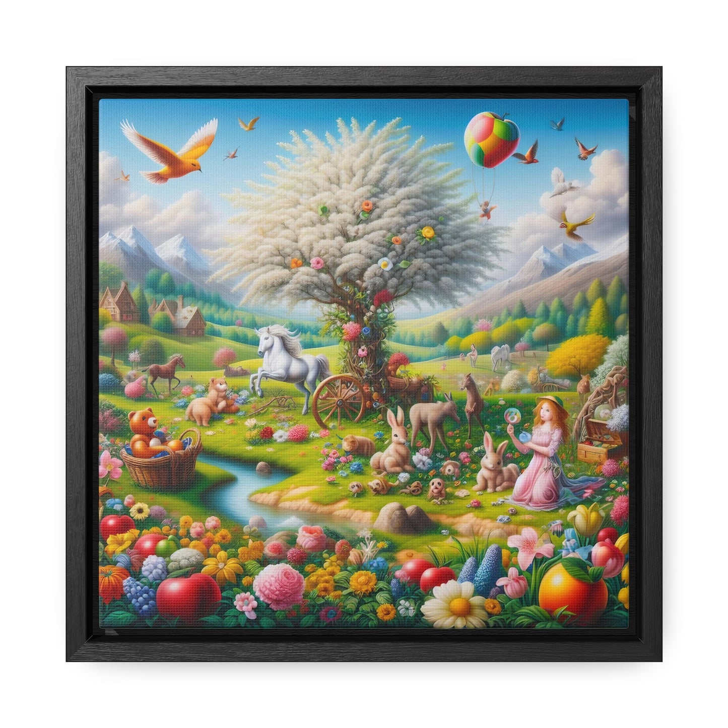 Framed Gallery Canvas Wrap - Spring 127