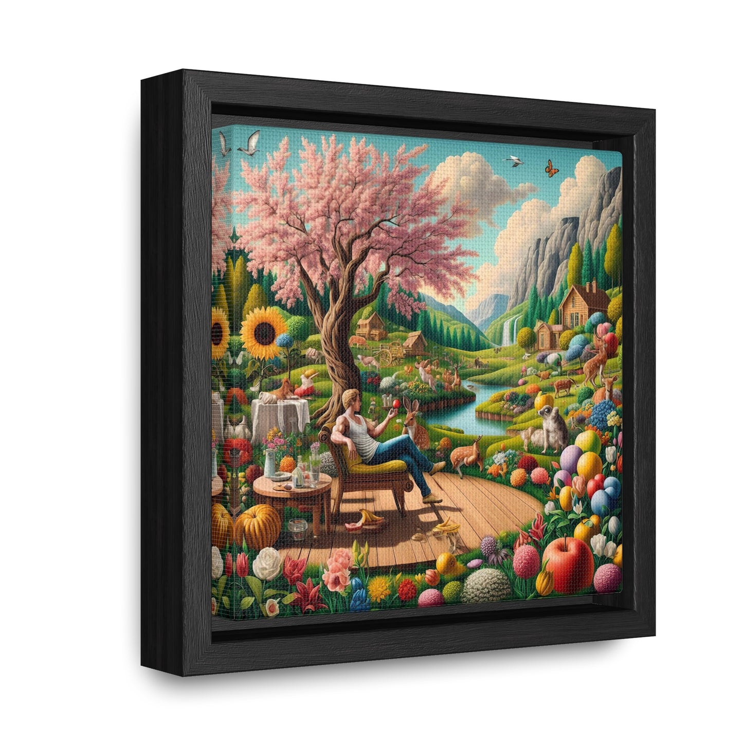 Framed Gallery Canvas Wrap - Spring 13