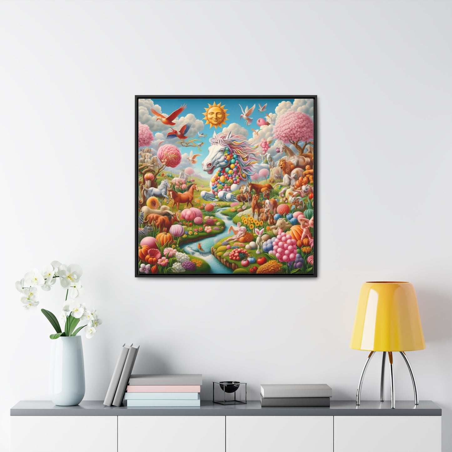 Framed Gallery Canvas Wrap - Spring 138
